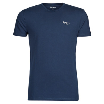 textil Herre T-shirts m. korte ærmer Pepe jeans ORIGINAL BASIC NOS Blå