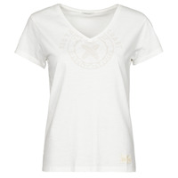 textil Dame T-shirts m. korte ærmer Ikks BU10335 Hvid