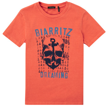 textil Dreng T-shirts m. korte ærmer Ikks FACRIT Orange