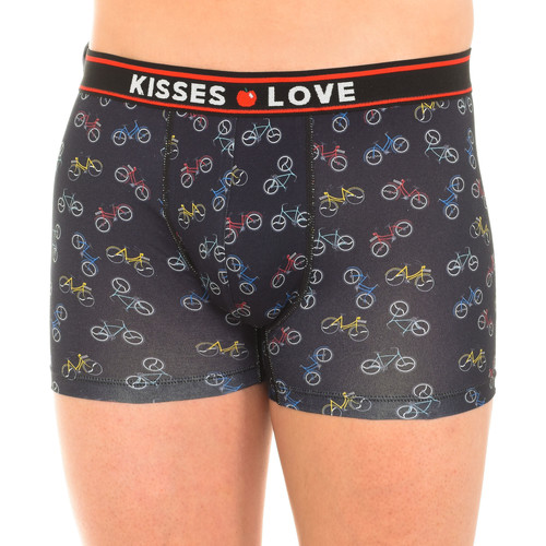 Undertøj Herre Trunks Kisses&Love KL10005 Flerfarvet