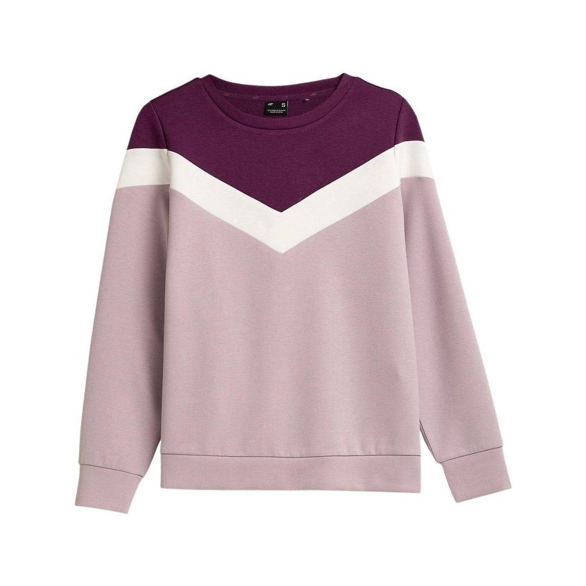 textil Dame Sweatshirts 4F BLD025 Pink, Kirsebær