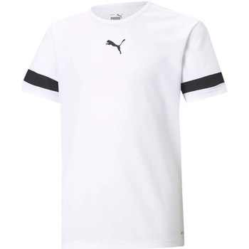 textil Dreng T-shirts m. korte ærmer Puma Teamrise Jersey Hvid