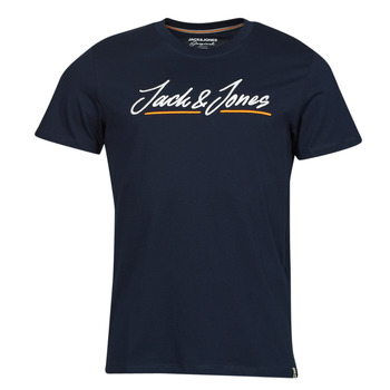 textil Herre T-shirts m. korte ærmer Jack & Jones JORTONS Marineblå