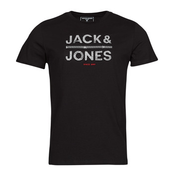 textil Herre T-shirts m. korte ærmer Jack & Jones JCOGALA Sort
