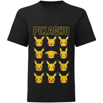 textil Børn T-shirts m. korte ærmer Pokemon  Sort