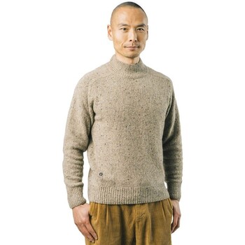textil Herre Pullovere Brava Fabrics Perkins Neck Sweater - Ecru Beige