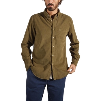 Portuguese Flannel Lobo Shirt - Olive Grøn