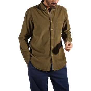 Portuguese Flannel Lobo Shirt - Olive Grøn