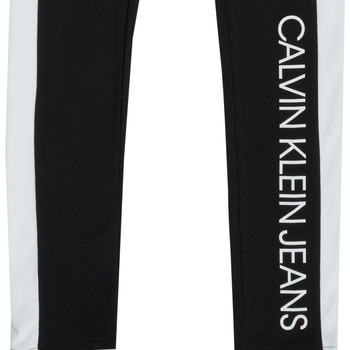 Calvin Klein Jeans COLOUR BLOCK LEGGING Sort