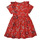 textil Pige Korte kjoler Petit Bateau BLOOM Rød