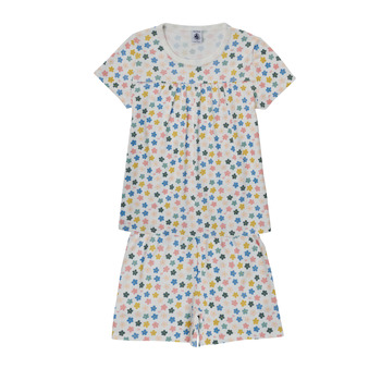 textil Pige Pyjamas / Natskjorte Petit Bateau BRUNA Flerfarvet