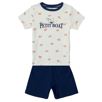 textil Dreng Pyjamas / Natskjorte Petit Bateau BROTHER Flerfarvet