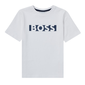 textil Dreng T-shirts m. korte ærmer BOSS BUFFETA Hvid