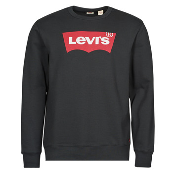 textil Herre Sweatshirts Levi's GRAPHIC CREW B Co / Hm / To / Farve / Jet-sort / Sort