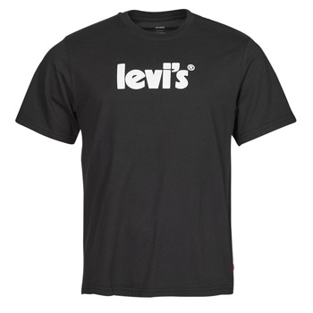 textil Herre T-shirts m. korte ærmer Levi's SS RELAXED FIT TEE Logo / Caviar