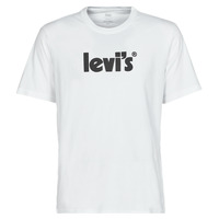 textil Herre T-shirts m. korte ærmer Levi's SS RELAXED FIT TEE Logo / Hvid