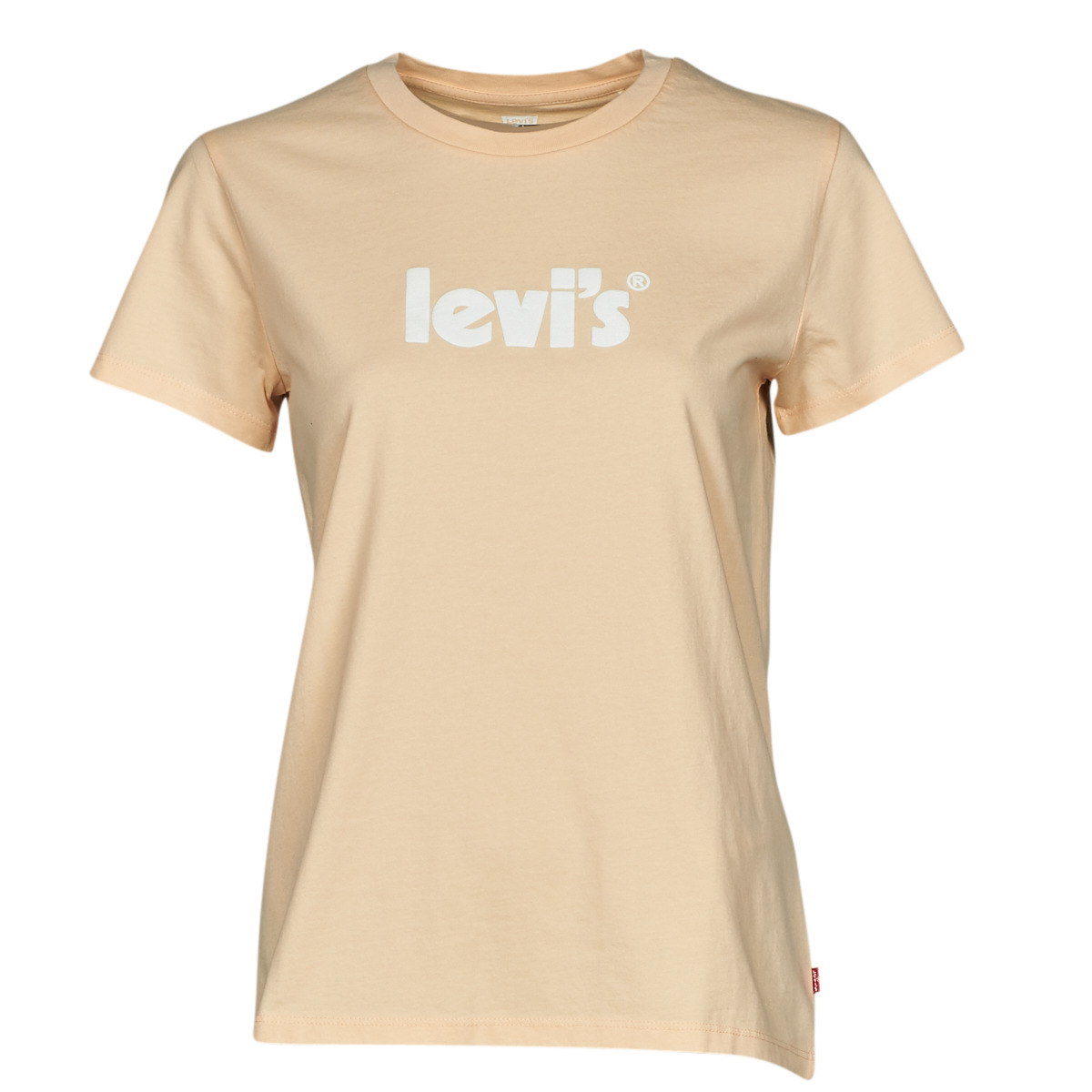 textil Dame T-shirts m. korte ærmer Levi's THE PERFECT TEE Logo / Fersken