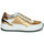 Sko Dame Lave sneakers Ikks BU80065 Guld / Hvid