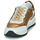 Sko Dame Lave sneakers Ikks BU80065 Guld / Hvid