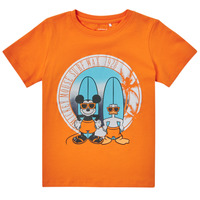 textil Dreng T-shirts m. korte ærmer Name it NMMMICKEY MICAH Orange