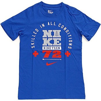 textil Dreng T-shirts m. korte ærmer Nike CAMISETA NIO  807287 Blå