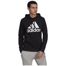 textil Herre Sweatshirts adidas Originals Essentials Fleece Big Logo Hoodie Sort