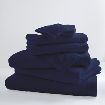 Indretning Håndklæde og badehandske Tradilinge BLUE MOON X2 Blå / Mørk