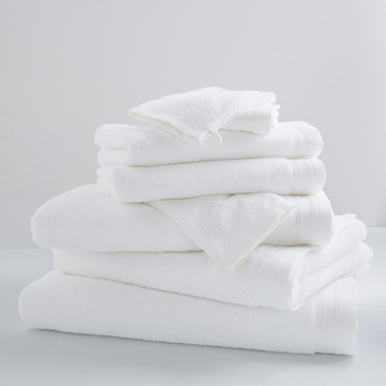 Indretning Håndklæde og badehandske Tradilinge MERINGUE X2 Hvid