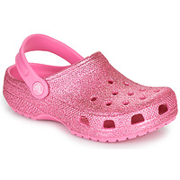 Sko Børn Træsko Crocs CLASSIC GLITTER CLOG K Pink / Glitter