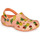 Sko Dame Træsko Crocs Classic Retro Resort Clog Pink / Gul
