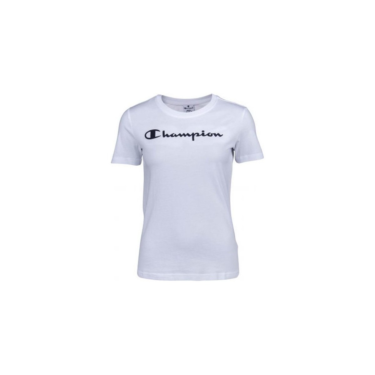 textil Dame T-shirts m. korte ærmer Champion Crewneck Tee Hvid