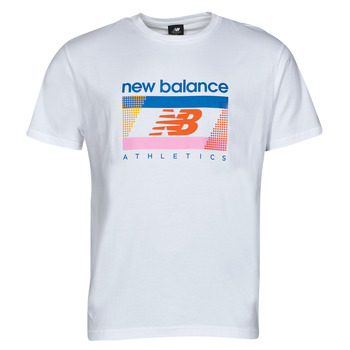 textil Herre T-shirts m. korte ærmer New Balance ATEEH AMP TEEEE Hvid