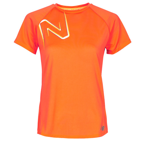 textil Dame T-shirts m. korte ærmer New Balance PR IMP SS Orange