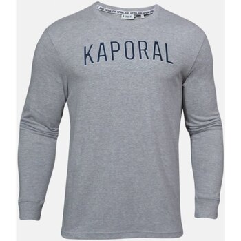textil Herre Langærmede T-shirts Kaporal RENZO Grå