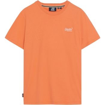 textil Herre T-shirts m. korte ærmer Superdry 235471 Orange