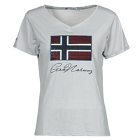 textil Dame T-shirts m. korte ærmer Geographical Norway JOISETTE Grå