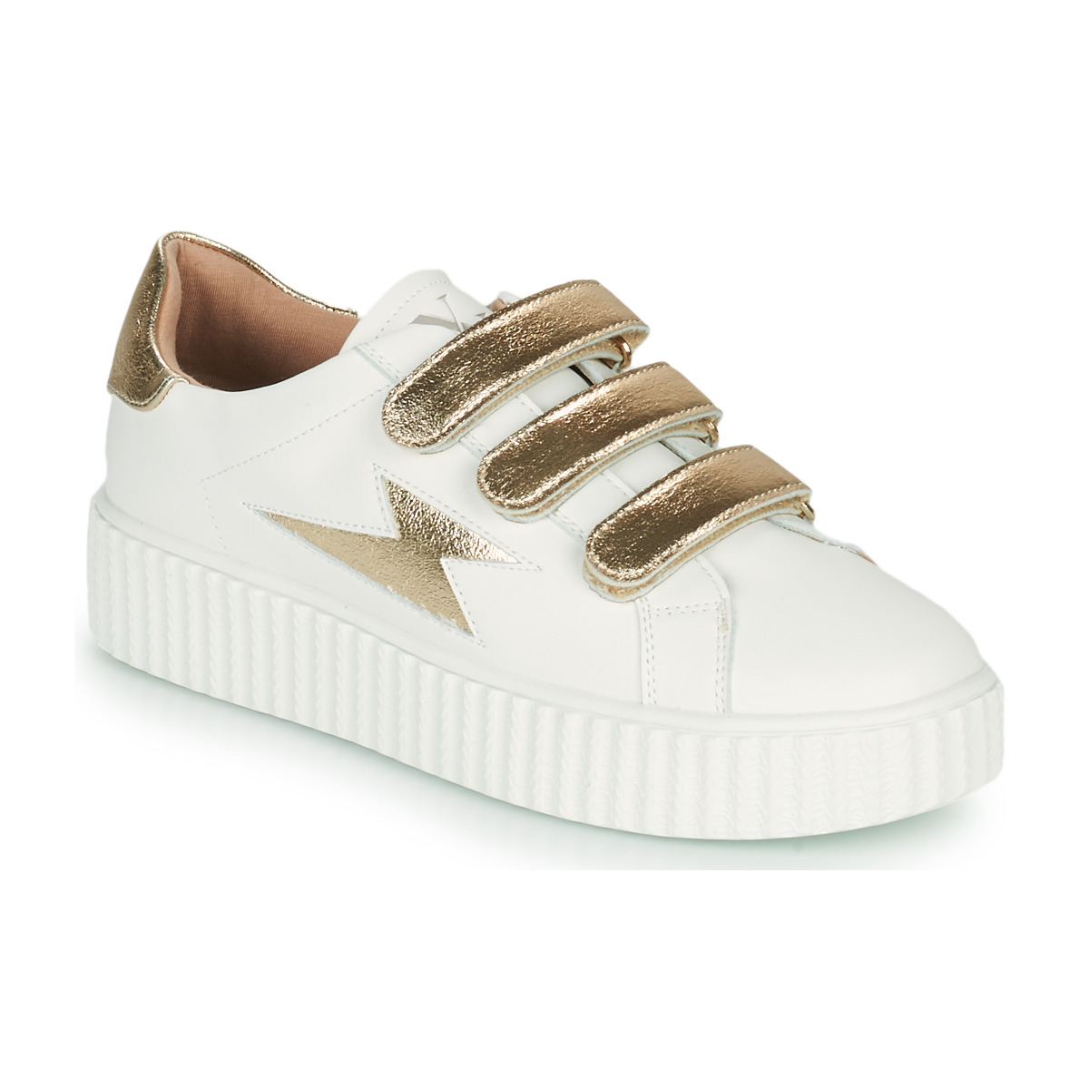 Sko Dame Lave sneakers Vanessa Wu MARILOU Hvid / Guld