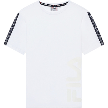 textil Børn T-shirts m. korte ærmer Fila 689070 Hvid