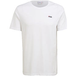 textil Herre T-shirts m. korte ærmer Fila 689111 hvid
