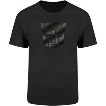 textil Langærmede T-shirts Transformers  Sort