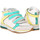 Sko Dame Tennissko Geox D3221A-00021-C1453 Flerfarvet