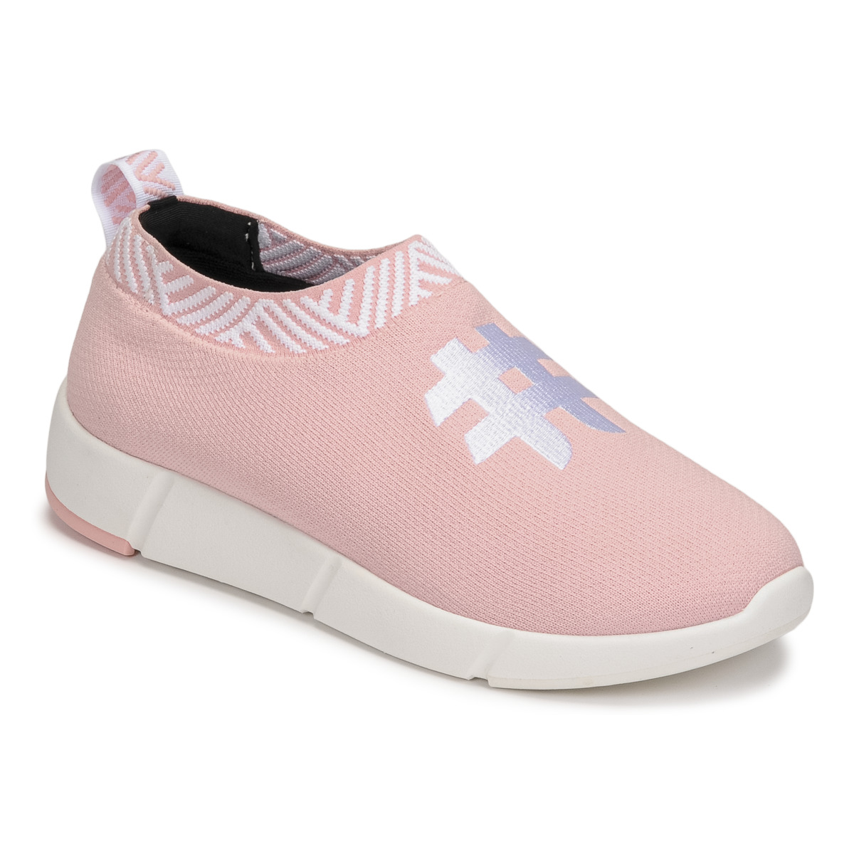 Sko Dame Lave sneakers Rens Sweet Pink / Hvid
