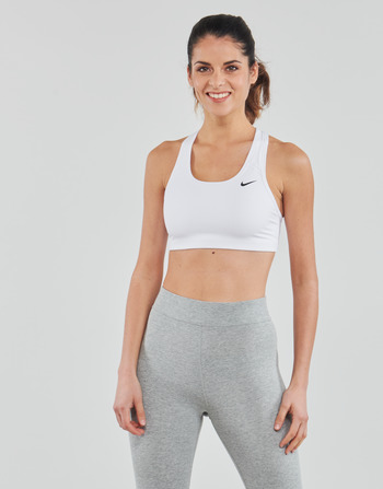 textil Dame Sports-BH Nike Swoosh Medium-Support Non-Padded Sports Bra Hvid / Sort