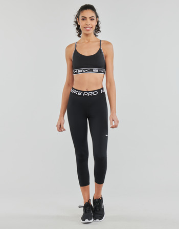 textil Dame Leggings Nike Nike Pro 365 Crop Sort / Hvid