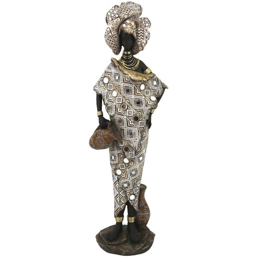 Indretning Små statuer og figurer Signes Grimalt Afrikansk Figur Guld