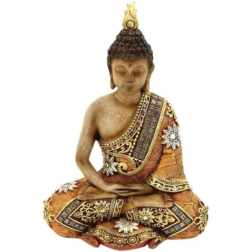 Indretning Små statuer og figurer Signes Grimalt Buddha Figur Gul