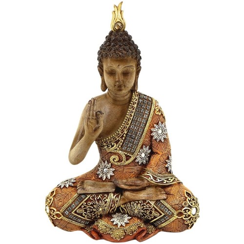 Indretning Små statuer og figurer Signes Grimalt Buddha Figur Guld
