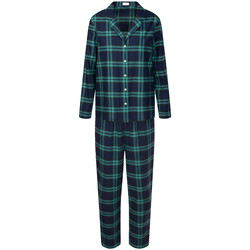 textil Dame Pyjamas / Natskjorte Seidensticker 12.500008 19 Grøn
