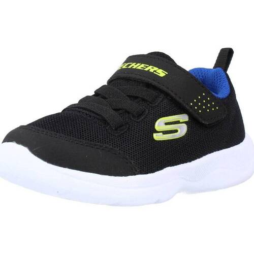 Sko Dreng Lave sneakers Skechers SKECH-STEPZ 2.0 MINI Sort