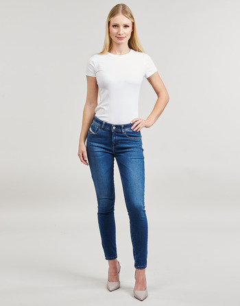 textil Dame Jeans - skinny Diesel 2017 SLANDY Blå / Mørk
